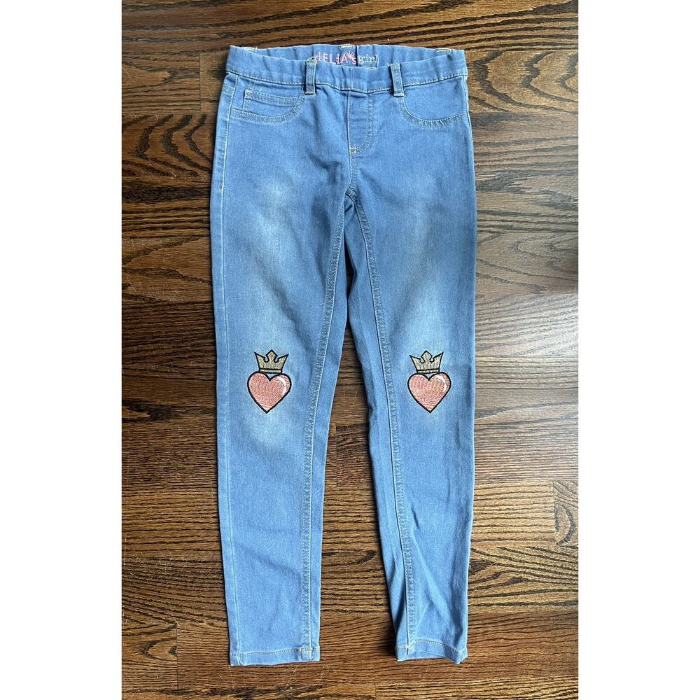 Delia’s Girls Jeggings Super Stretch Denim Jeans Size 10 blue